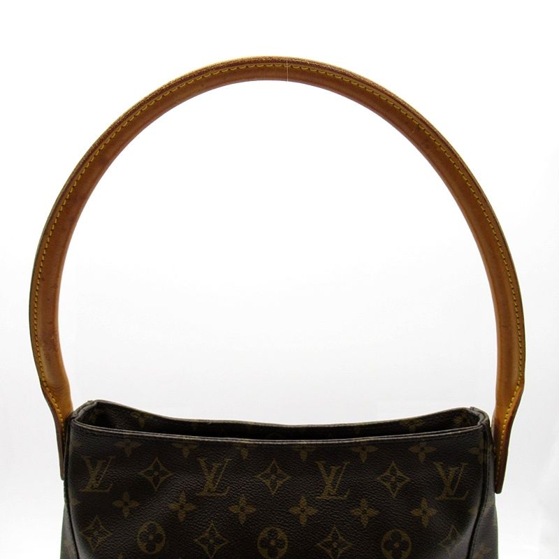 Louis Vuitton Looping GM Monogram Shoulder Bag Brown — view 2