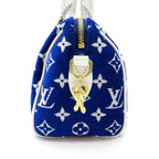 Louis Vuitton Speedy Bandouliere 20 Monogram Jacquard Boston Bag Blue White — view 3