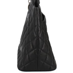 Chanel Medallion Tote Caviar Leather Handbag Black — view 2
