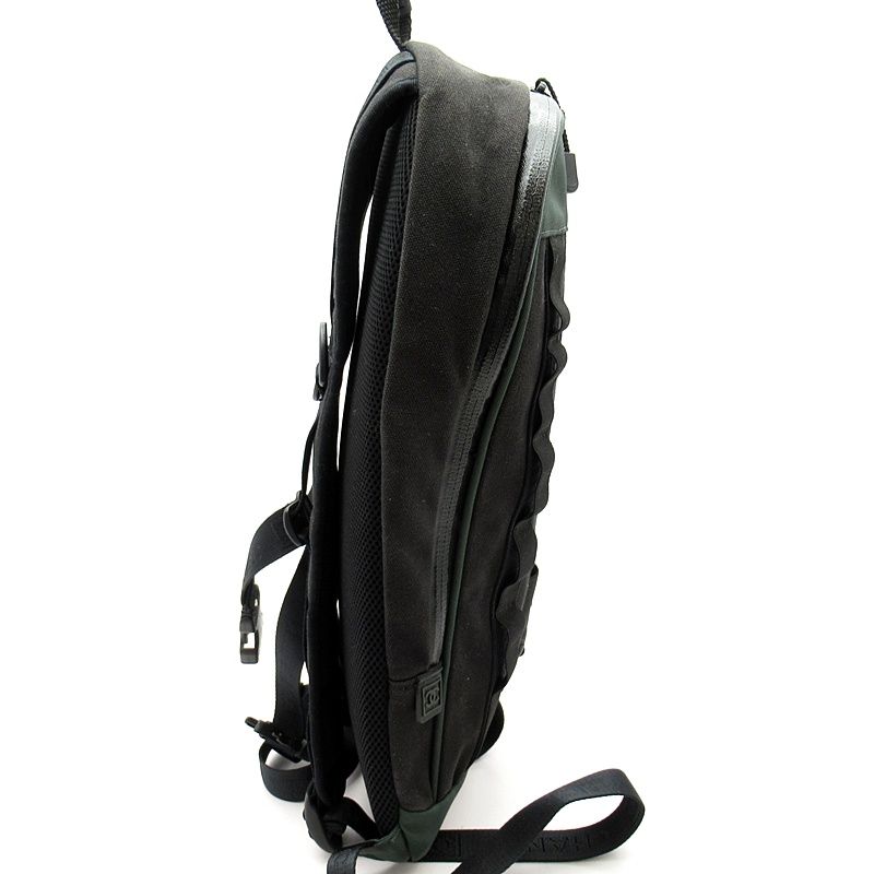 Chanel Sportsline Backpack Nylon Black Green — view 5