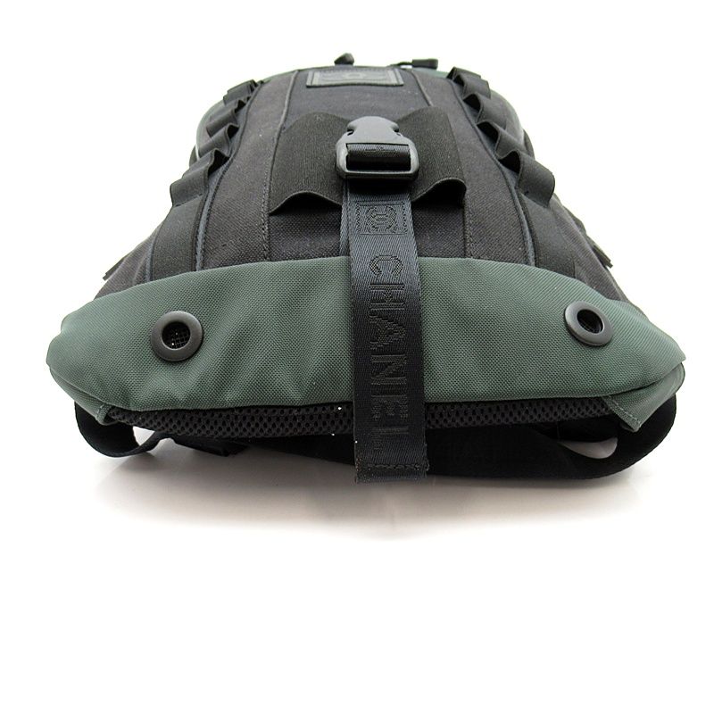 Chanel Sportsline Backpack Nylon Black Green — view 6
