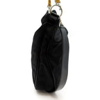 Gucci Bambu 001 Nylon Handbag Black — view 3