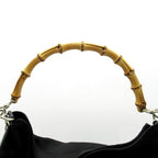 Gucci Bambu 001 Nylon Handbag Black — view 2