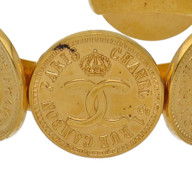 Chanel Coin Motif Bangle Bracelet — view 2