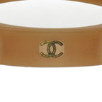 Chanel CC Logo Bangle Plastic Bracelet — view 2