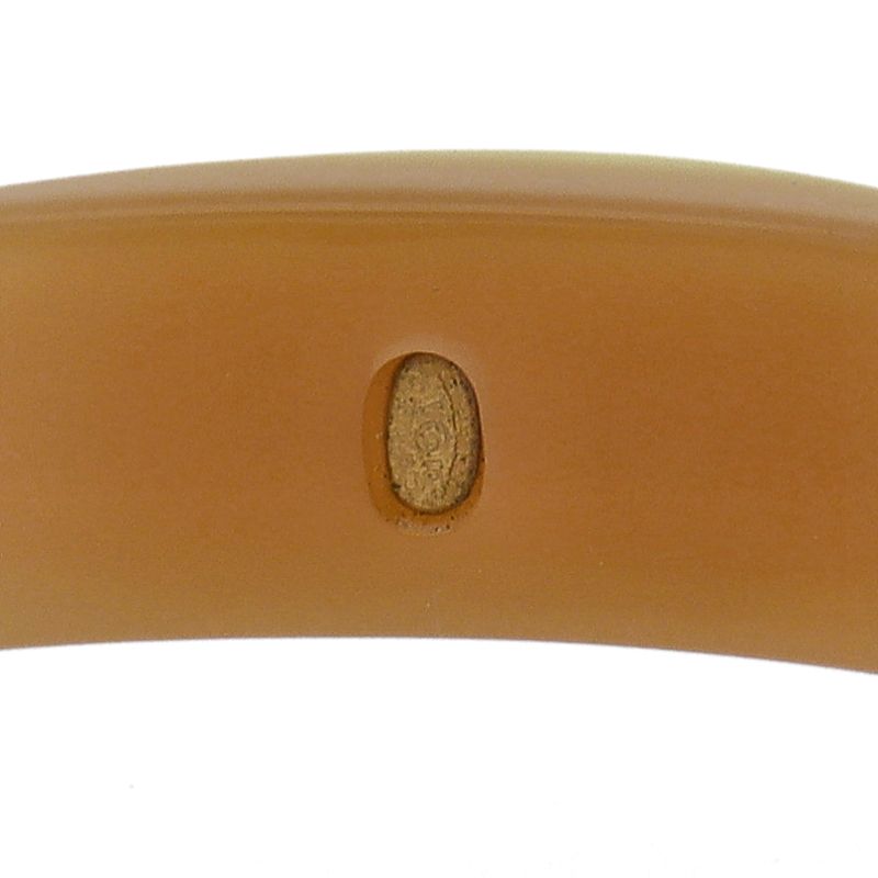 Chanel CC Logo Bangle Plastic Bracelet — view 3