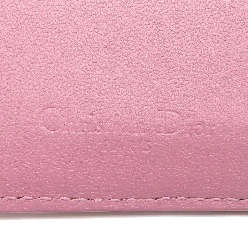 Dior Coin Case Coin Purse Pink — view 6