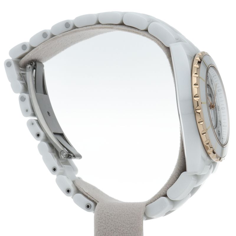 Chanel Watch Diamond Box Ceramic PG White Polished — view 4