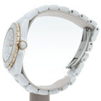 Chanel Watch Diamond Box Ceramic PG White Polished — view 3