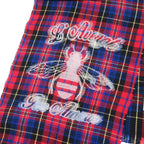 Gucci L'aveugle Par Amour Shawl Check Fringe Scarf — view 4