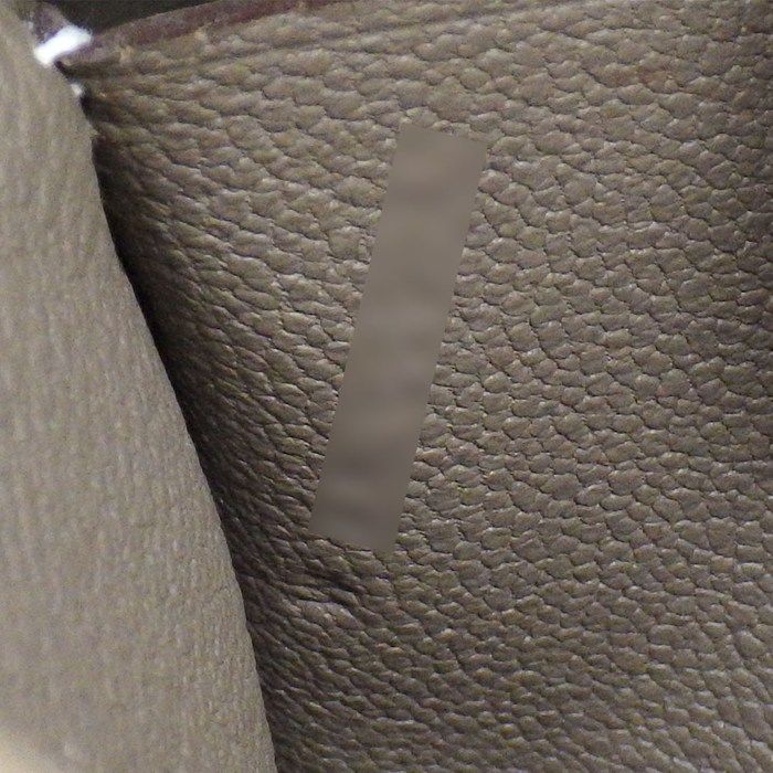 Hermes Shoulder Bag Vidopoche Etoupe Togo Silver — view 8