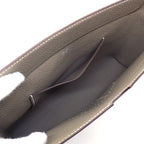 Hermes Shoulder Bag Vidopoche Etoupe Togo Silver — view 6