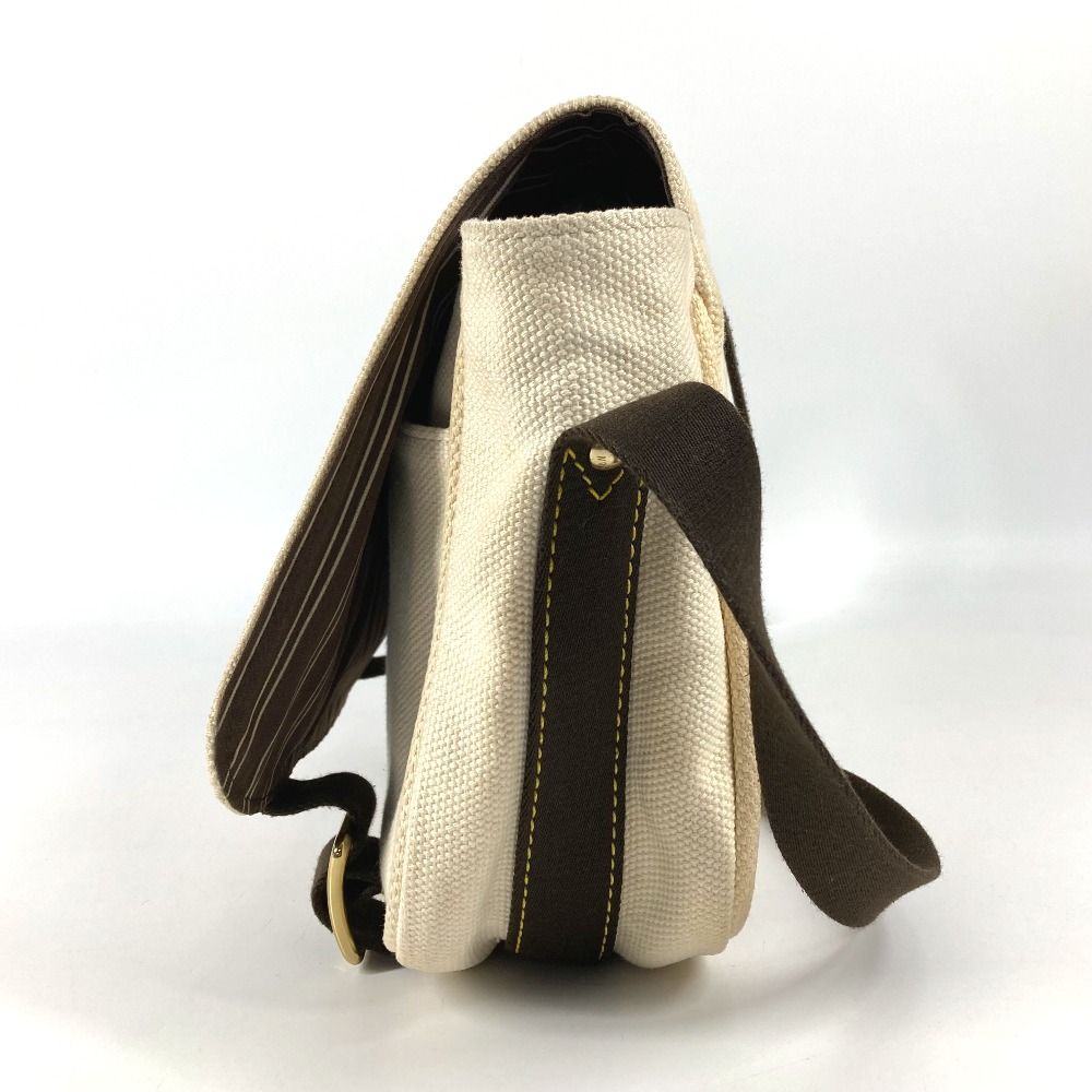 Louis Vuitton Shoulder Bag Antigua Besace PM Canvas Ecru White — view 3