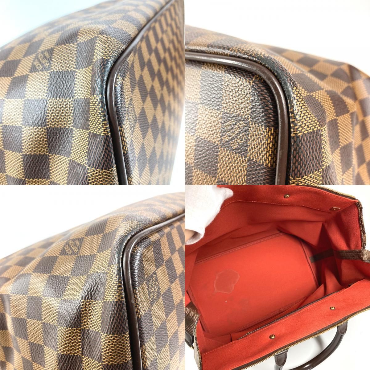 Louis Vuitton Handbag Greenwich PM Damier Canvas Ebene Brown — view 7