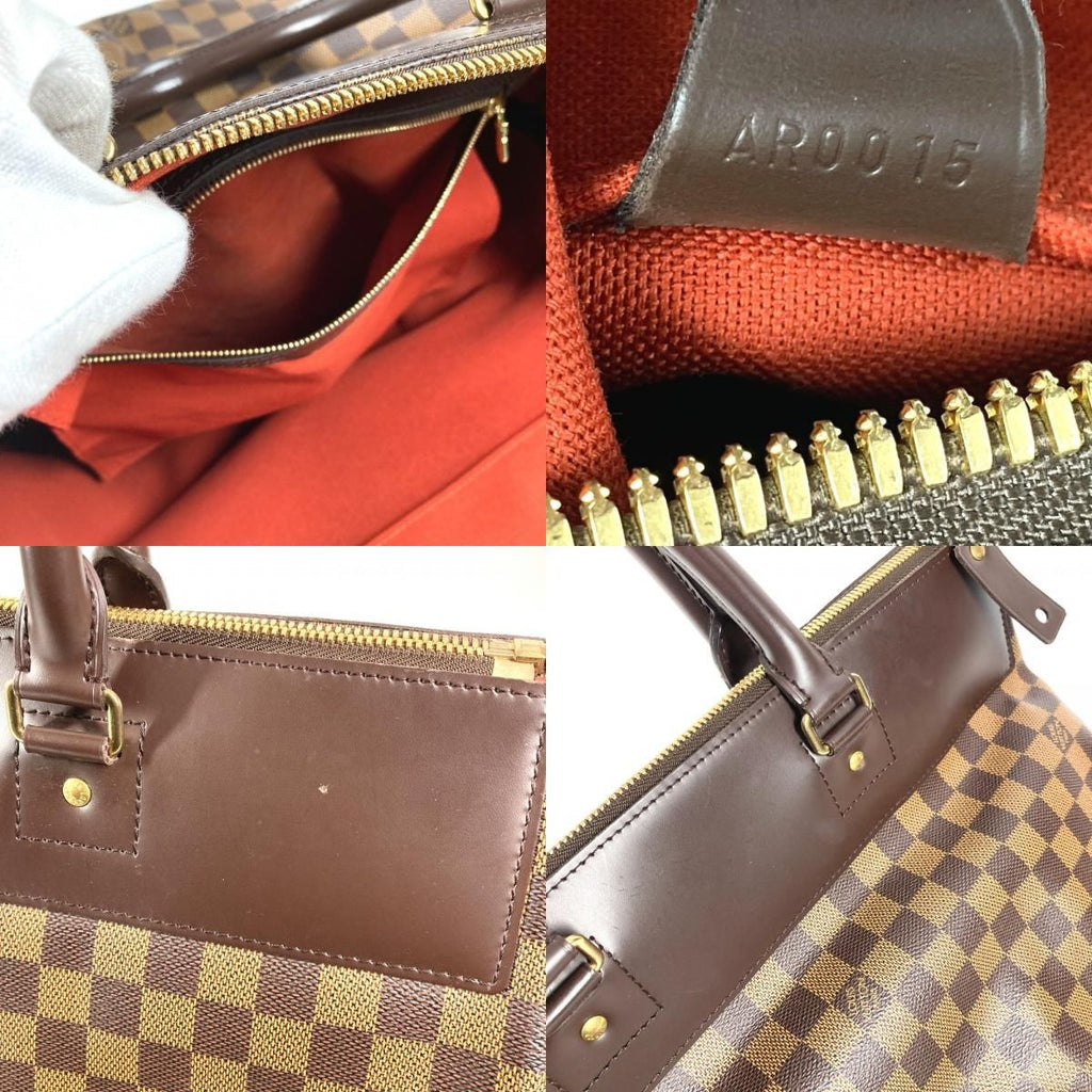 Louis Vuitton Handbag Greenwich PM Damier Canvas Ebene Brown — view 8