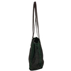 Prada Shoulder Bag Triangle Logo Nylon Khaki — view 4