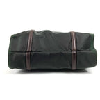 Prada Shoulder Bag Triangle Logo Nylon Khaki — view 5