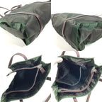 Prada Shoulder Bag Triangle Logo Nylon Khaki — view 8