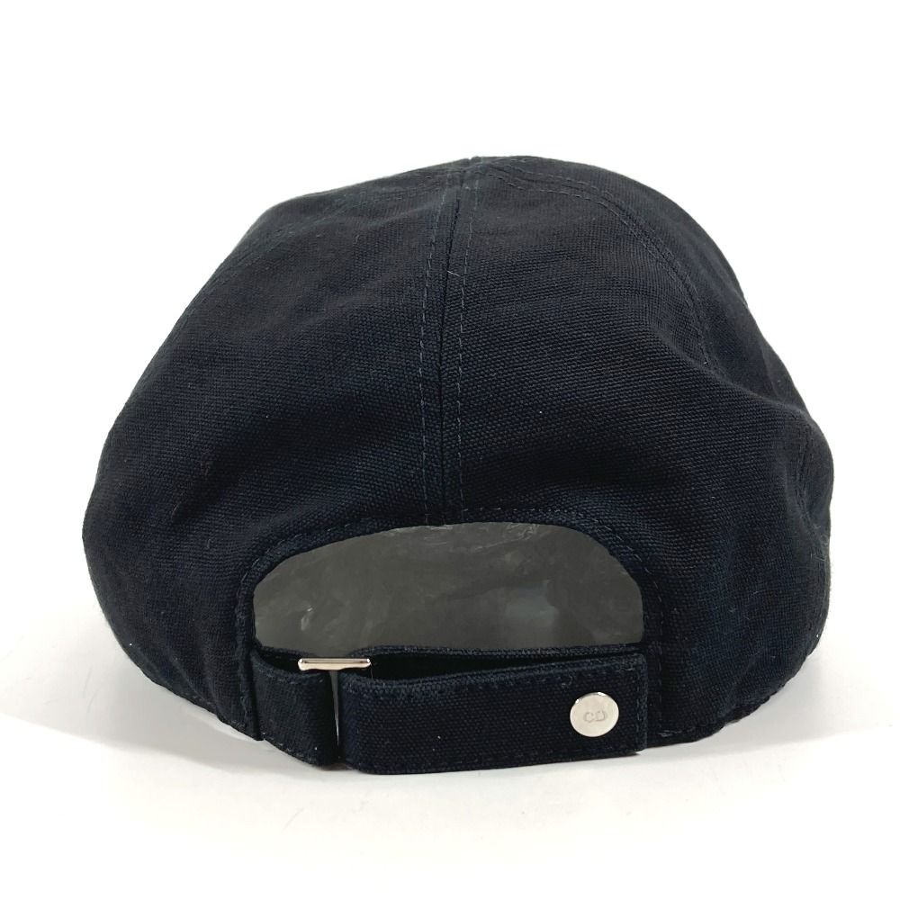 Dior Cap CD Logo Cotton Black Hat — view 4