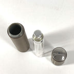 Hermes Case Atomizer Fragrance Spray Travel Leather Etoupe Pouch — view 5