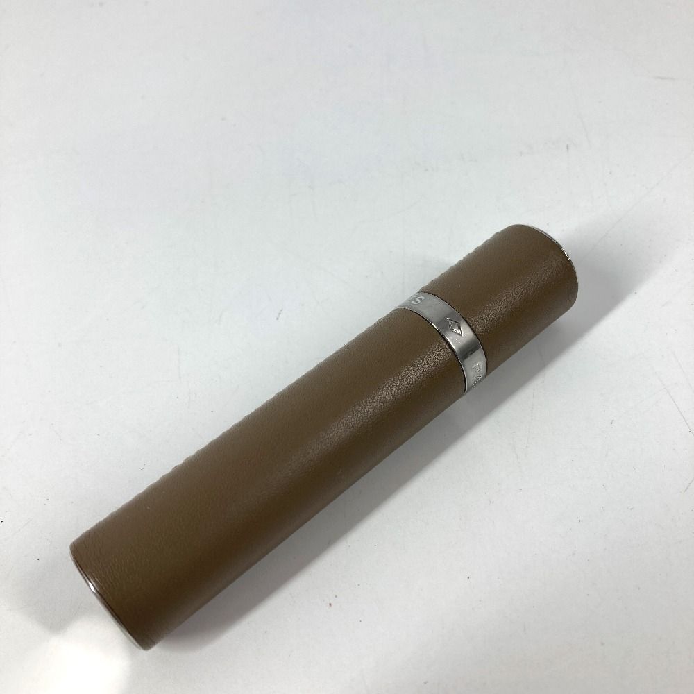 Hermes Case Atomizer Fragrance Spray Travel Leather Etoupe Pouch — view 7