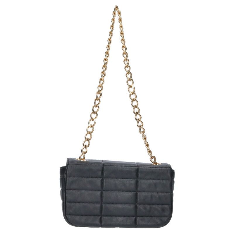 Celine Chain Strap Logo Leather Shoulder Bag — view 2