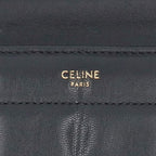 Celine Chain Strap Logo Leather Shoulder Bag — view 3