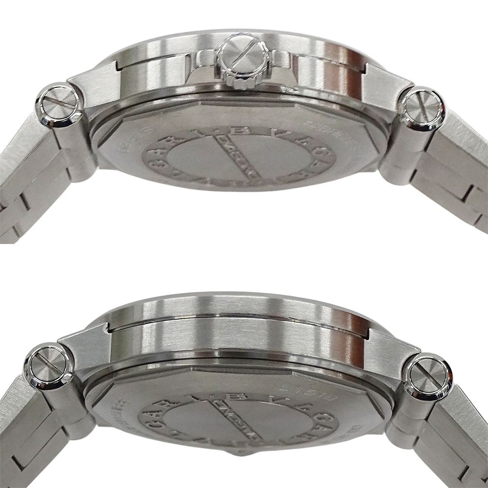 Bvlgari Watch Diagono Date Automatic Winding at Stainless Steel Silver Polished — view 3