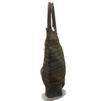 Fendi Shoulder Bag Zucchino Canvas Leather Beige — view 4