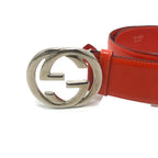 Gucci Belt GG Logo 032 194 Leather Orange — view 5