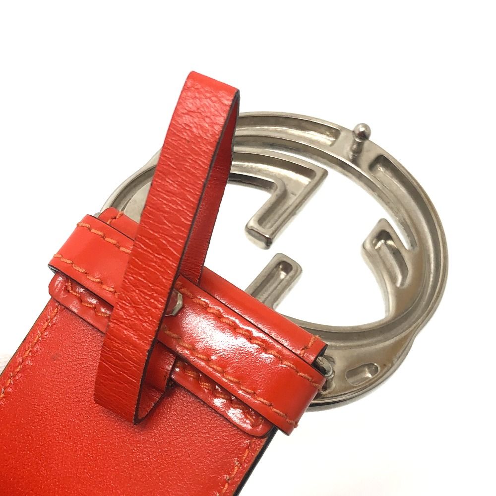 Gucci Belt GG Logo 032 194 Leather Orange — view 7