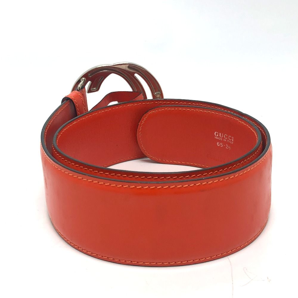Gucci Belt GG Logo 032 194 Leather Orange — view 2