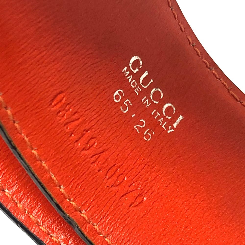 Gucci Belt GG Logo 032 194 Leather Orange — view 8