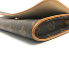 Louis Vuitton Shoulder Bag Pochette Twin GM Monogram Canvas Brown — view 6