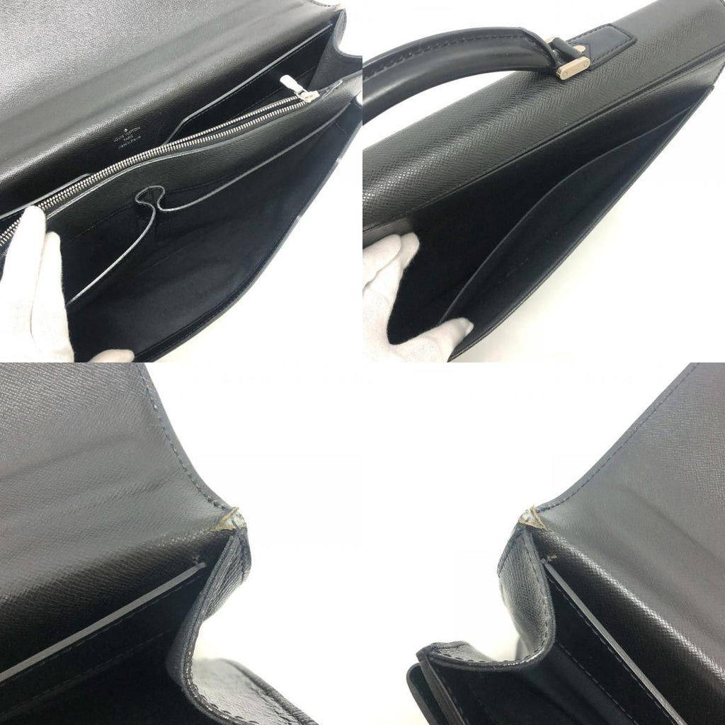 Louis Vuitton Business Bag Neo Robusto 2 Taiga Leather Ardoise Black — view 8