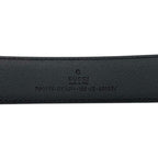Gucci Belt Mini Horsebit Leather Black Silver — view 8