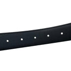 Gucci Belt Mini Horsebit Leather Black Silver — view 7