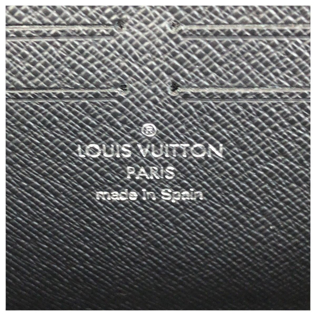 Louis Vuitton Monogram Macassar Zippy Dragonne Brown Black Silver Wallet — view 5
