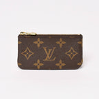 Louis Vuitton Pochette Cles Coin Purse Monogram Brown
