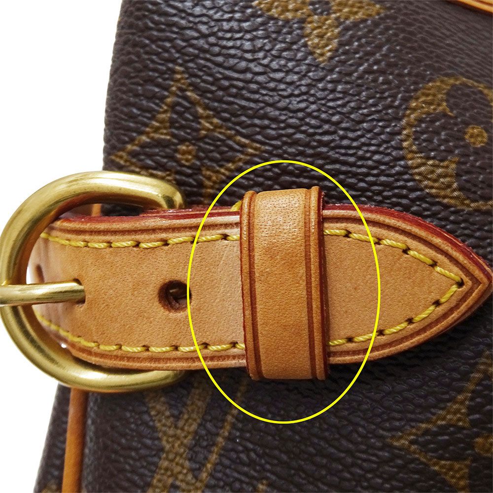 Louis Vuitton Tote Monogram Canvas Batignolles Horizontal Brown Handbag A4 — view 8