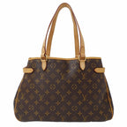 Louis Vuitton Tote Monogram Canvas Batignolles Horizontal Brown Handbag A4 — view 2