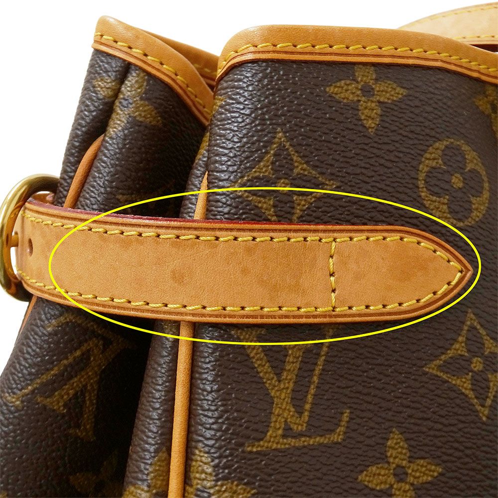 Louis Vuitton Tote Monogram Canvas Batignolles Horizontal Brown Handbag A4 — view 9