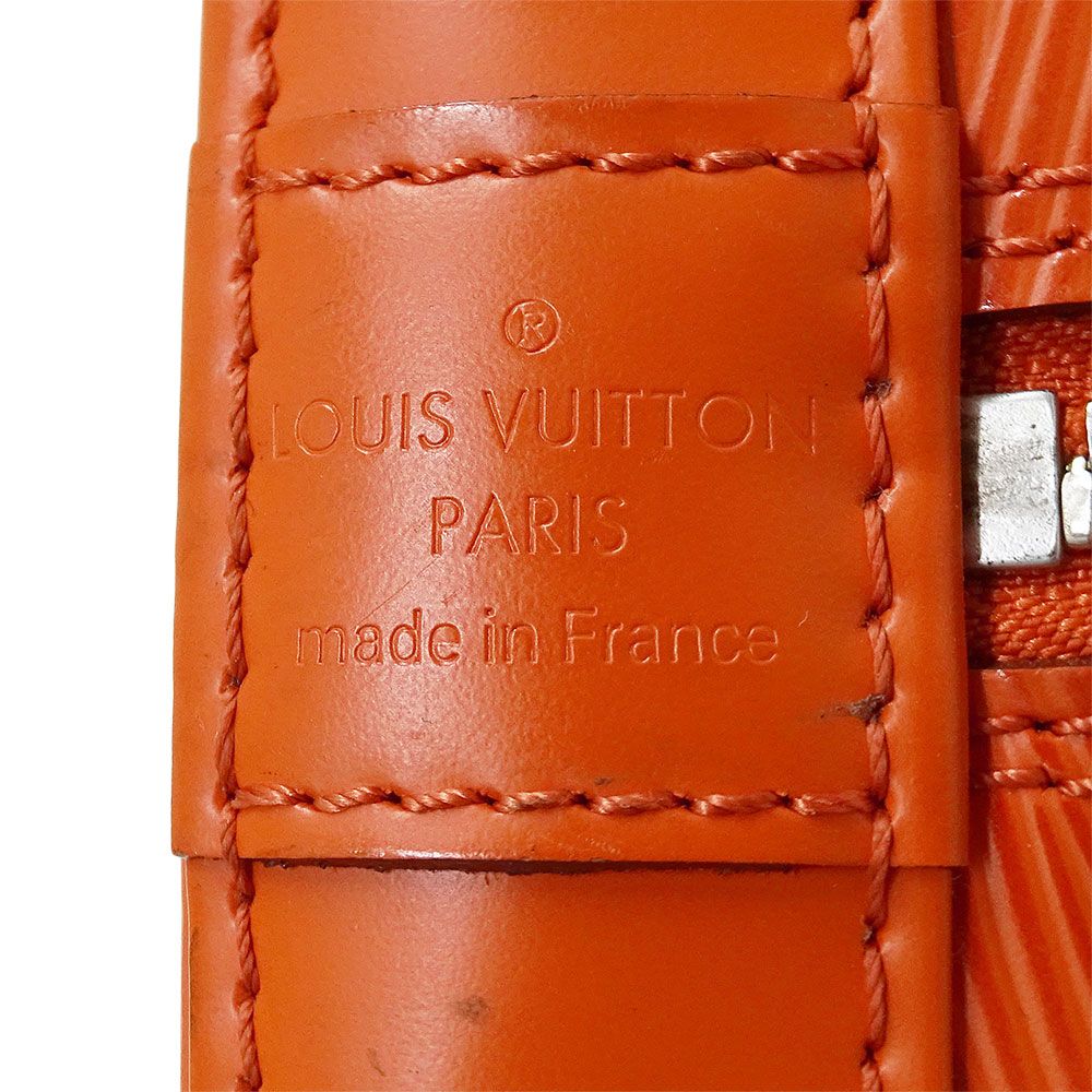 Louis Vuitton Bag Handbag Epi Leather Alma PM Piment Orange Handheld Vivid — view 6