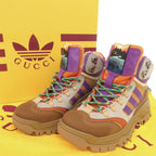 Gucci Adidas 37.5 Canvas Rubber Multicolor Trekking Shoes Short Boots — view 2