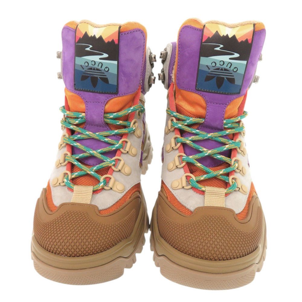 Gucci Adidas 37.5 Canvas Rubber Multicolor Trekking Shoes Short Boots — view 3