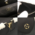 Louis Vuitton Capucines MM IC Taurillon Leather Shearling Black Handbag — view 9