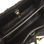 Louis Vuitton Capucines MM IC Taurillon Leather Shearling Black Handbag — view 8