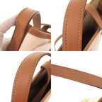 Hermes Hambier PM Voswift Toile Gold Tote Shoulder Bag — view 8