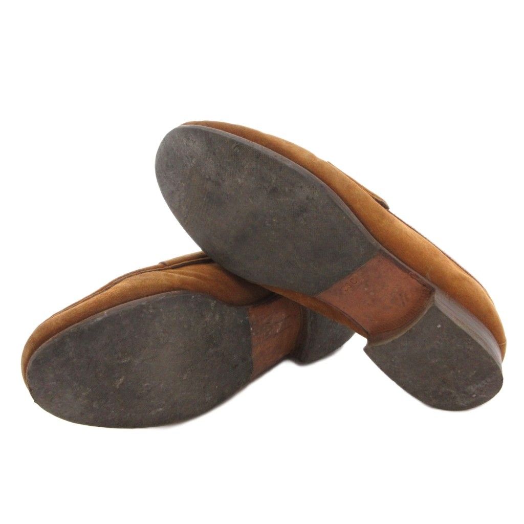 Gucci Horsebit Loafers Suede Gold 36 Brown — view 6