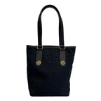 Gucci GG Pattern Hand Canvas Tote Black — view 2